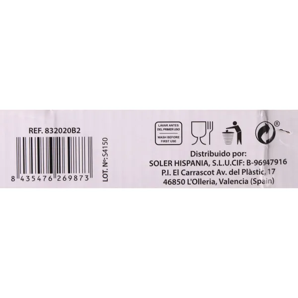 Osainen kahvikuppisetti La Mediterránea Amberg 100 ml 3 Kappaletta (24 osaa)