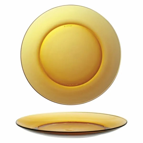Plokščia lėkštė Duralex Lys Gintaras Ø 23,5 cm (24 vnt.)