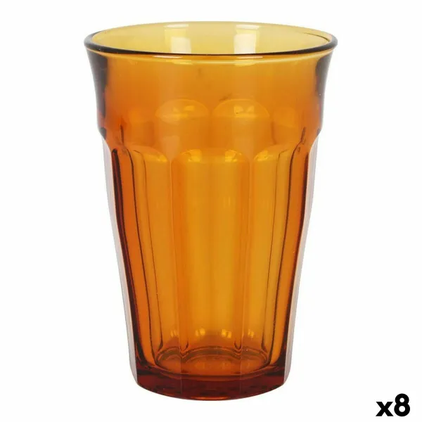 Набор стаканов Duralex Picardie Янтарь 4 Предметы 360 ml (8 штук)