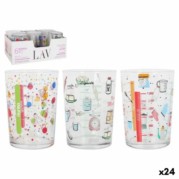 Mērīšanas glāze LAV Stikls 515 ml (24 gb.)