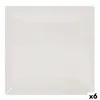 Плоская тарелка La Mediterránea Elite Керамика Слоновая кость 26,5 x 26,5 x 2,5 cm (6 штук)