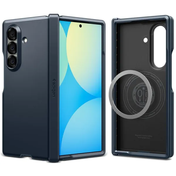 Spigen Tough Armor Pro Mag MagSafe - Case for Samsung Galaxy Z Fold 7 (Metal Slate)