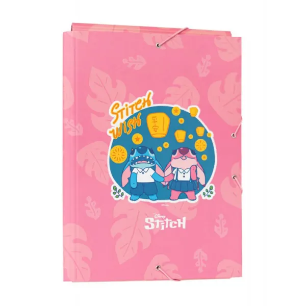 Disney Stitch - Folder / folder with elastic band A4 (24 x 34 cm)