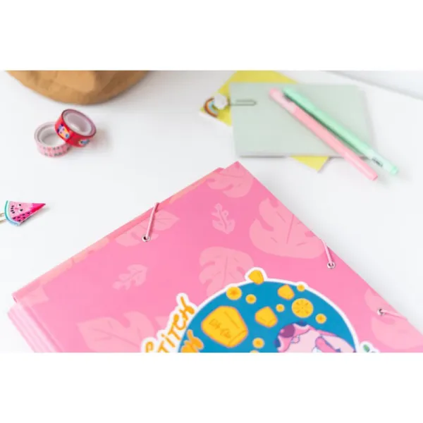 Disney Stitch - Folder / folder with elastic band A4 (24 x 34 cm)