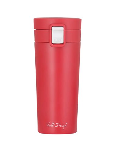 lunch thermos with container and spoon 680ml FUORI white 0282