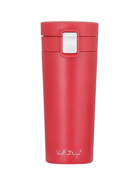lunch thermos with container and spoon 680ml FUORI white 0282