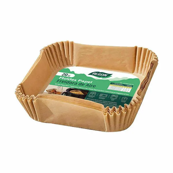 Gaisa frīzētava papīrs Algon 20 cm Taukvāres katls bez Eļļas (24 gb.)