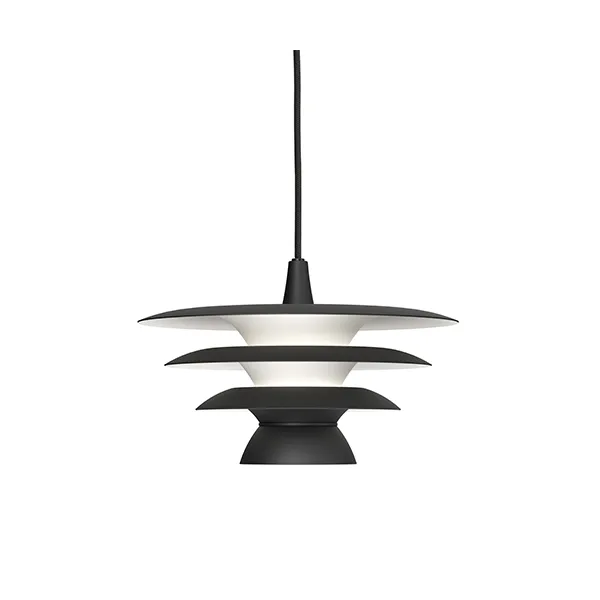 DaVinci pendant flat black E14