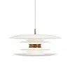 Diablo pendant D500 white/brass E27