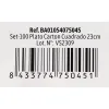Plāksņu komplekts Algon Vienreizējas lietošanas Balts Kartons 23 x 23 x 1,5 cm (10 gb.)