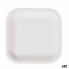 Plāksņu komplekts Algon Vienreizējas lietošanas Balts Kartons 26 cm (15 gb.)