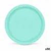 Plāksņu komplekts Algon Aquamarine Vienreizējas lietošanas Kartons 20 x 20 x 1,5 cm (36 Vienības)