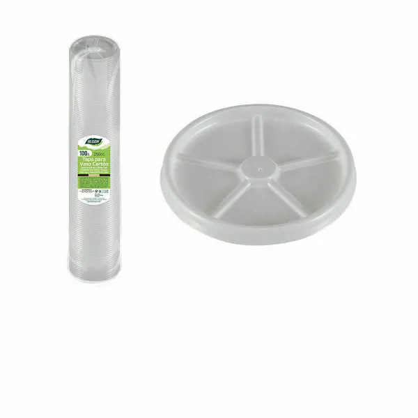 Sarja lasien kansia Algon Kahvi 100 Kappaletta 250 ml (20 osaa)