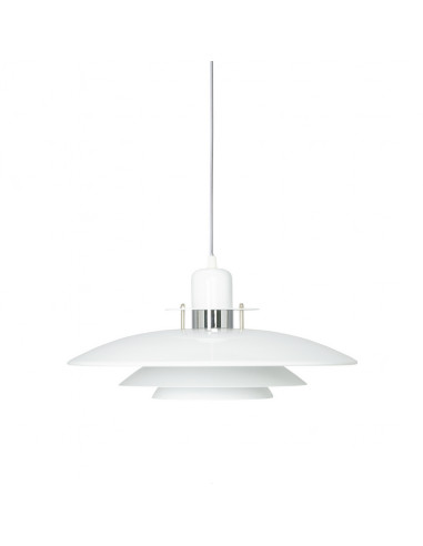 Primus I pendant D430 white/chrome E27