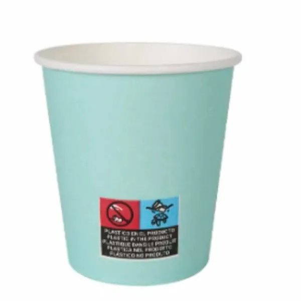 Set of glasses Algon Cardboard Disposable Aquamarine 36 Units 200 ml (24 Pieces)