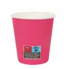 Set of glasses Algon Cardboard Disposable 200 ml Fuchsia 36 Units (24 Pieces)