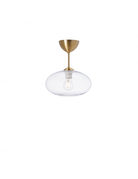 Bullo ceiling D270 brass/clearglass E27