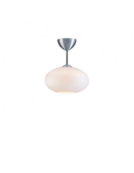 Bullo ceiling D270 aluminium/opal glass E27