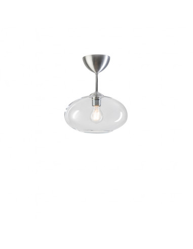 Bullo ceiling D270 aluminium/clear glass E27