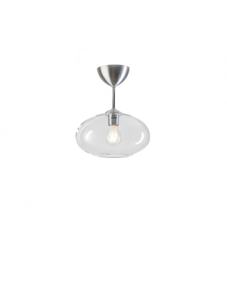 Bullo ceiling D270 aluminium/clear glass E27