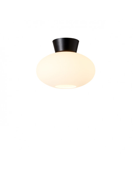 Bullo ceiling D270 flat white/opal glass E27