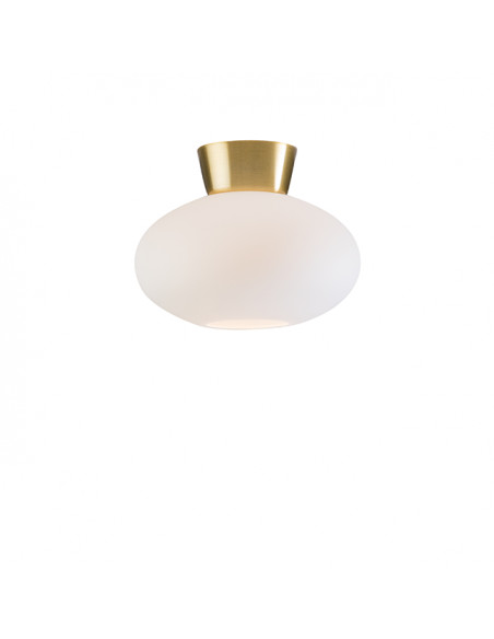 Bullo ceiling D270 brass/opal glass E27