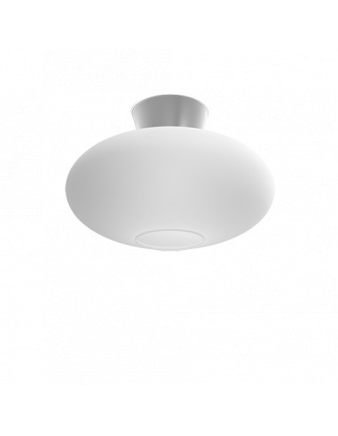 Bullo XL ceiling D380 aluminum/opal glass E27