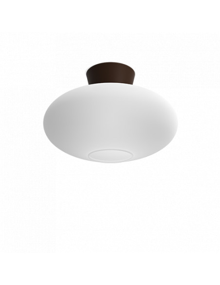 Bullo XL ceiling D380 oxide/opal glass E27