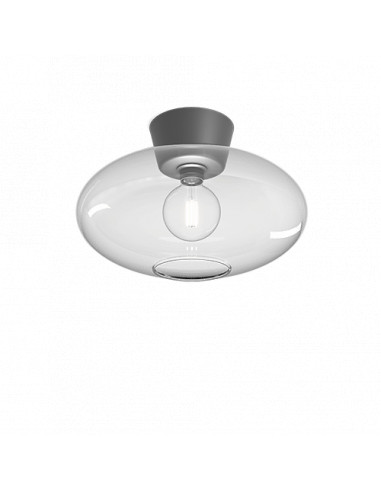 Belid  Ceiling light Metal/Glass Oxide grey/Clear glass 226515518