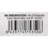 Plāksņu komplekts Algon Vienreizējas lietošanas Balts Cukurniedre Kvadrāta 16 cm (12 gb.)