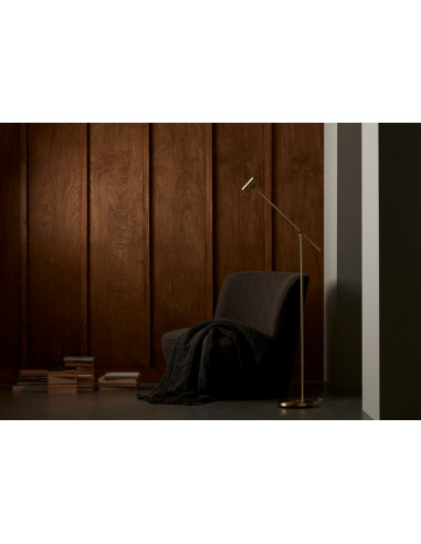 Cato floor lamp DIM polished brass GU4/MR11