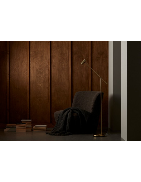 Cato floor lamp DIM polished brass GU4/MR11