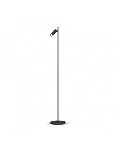 Cato Slim floor lamp flat black single GU10 mini