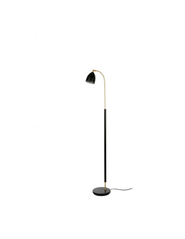 Deluxe floor lamp black/brass MR16