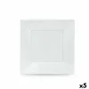 Vairākkārt lietojamu šķīvju komplekts Algon Balts Plastmasa 23 x 23 x 1,5 cm (36 Vienības)