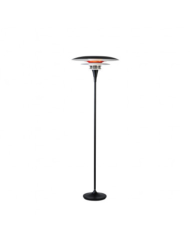 Diablo floor lamp D500 flat black/glossy red E27