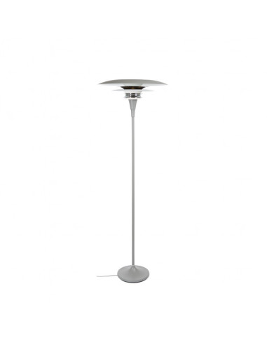 Diablo floor lamp D500 grey/glossy black E27