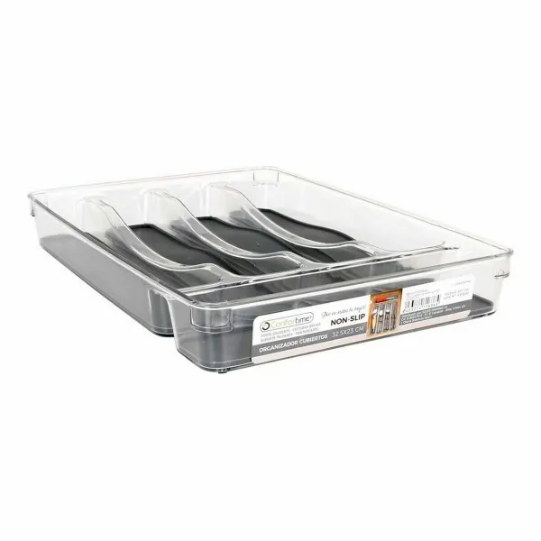 Ruokailuvälinejärjestelijä Confortime Non Slip Pet 32,5 x 23 x 4,5 cm (12 osaa)