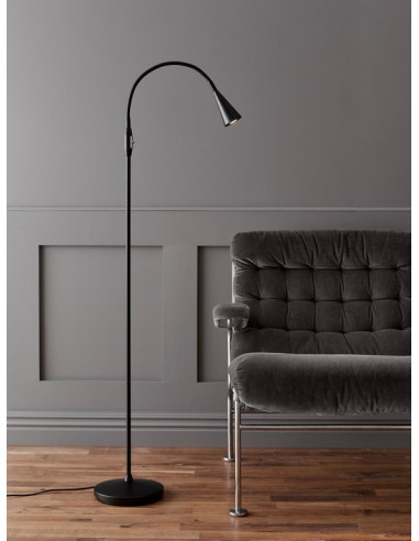 Ledro floor lamp flat black MR16