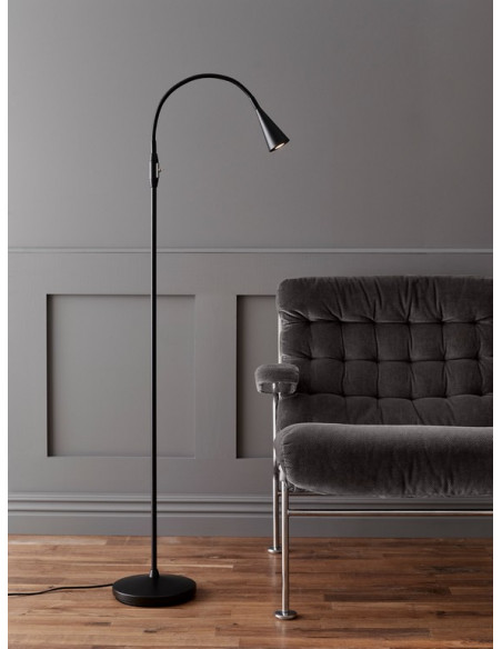 Ledro floor lamp flat black MR16