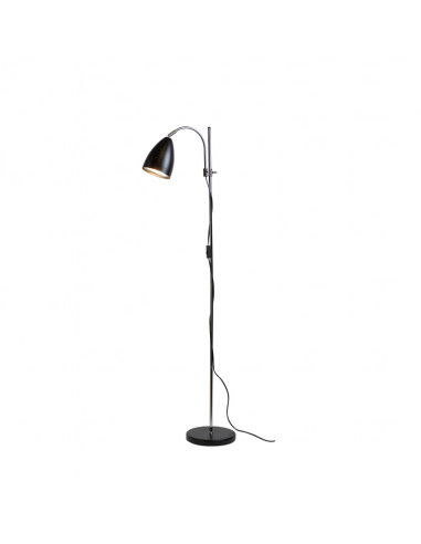 Sway floor lamp black/chrome E27 H:1300mm