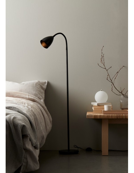 Trotsig floor lamp flat black GU10