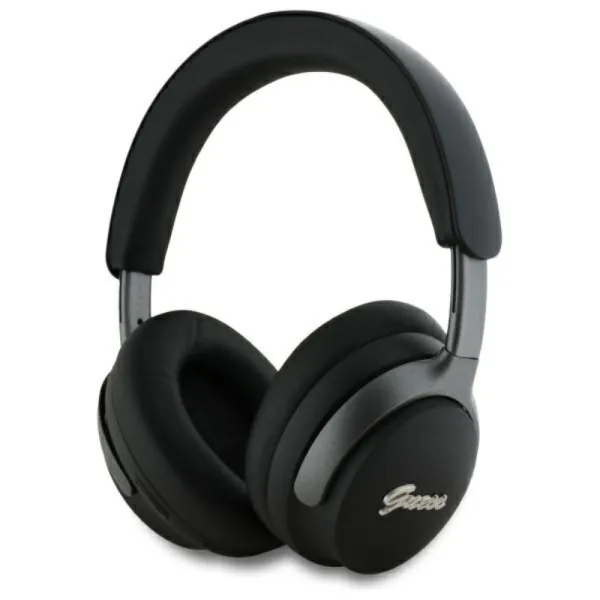 Guess Metal Script Logo - Wireless Over-Ear Bluetooth Headphones ANC + ENC (black)