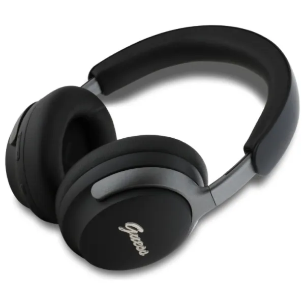 Guess Metal Script Logo - Wireless Over-Ear Bluetooth Headphones ANC + ENC (black)