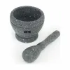 Кухонная ступка Quttin Пластик 11 x 9 cm Чёрный (12 штук)
