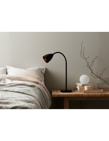 Trotsig table lamp flat black GU10