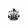 Stainless Steel Spice Rack Quttin 17,8 X 17,8 X 16,3 CM (6 Pieces) (8 Units)