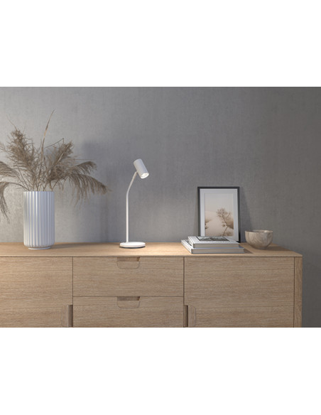 Tyson table lamp white structure GU10