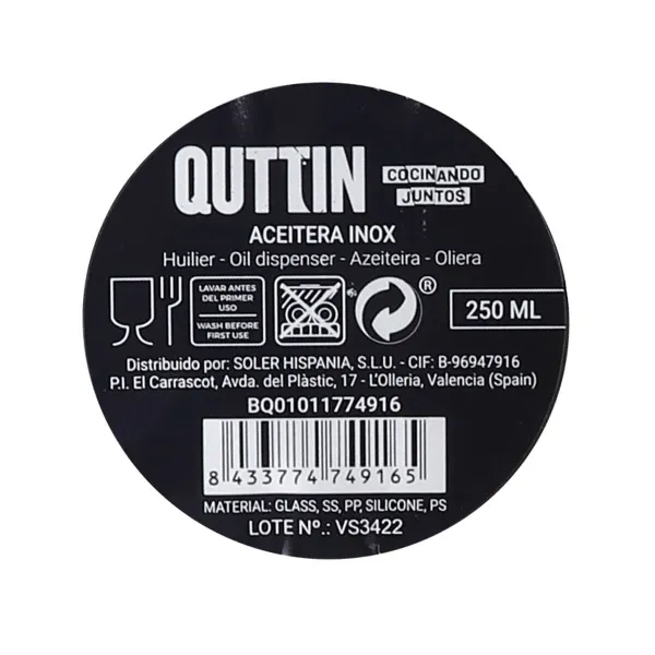 Cruet Quttin 250 ml (16 Units)
