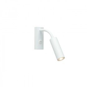 Cato Slim wall lamp flex flat white GU10 mini